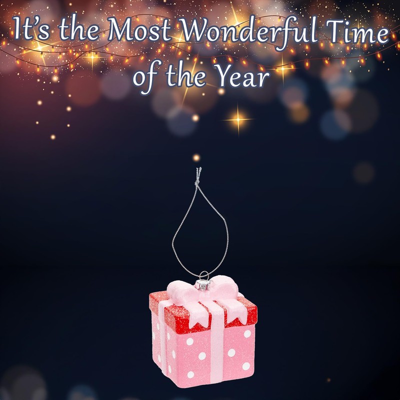 VFM e-Store - Christmas Tree Decoration Glitter Present Ornament X