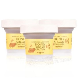 Skinfood [스킨푸드] 스킨푸드 허니슈가 푸드 마스크 120g 3개 [Skinfood] Skinfood Honey Sugar Food Mask 120g 3 pieces