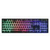 Keyboard Colorful Light Stable 104keys Suspended Keycap Wired Mechanical Gaming
