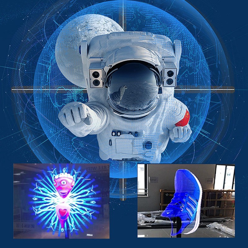 42cm DF‑42 3D Holographic Fan Advertising Machine 2 Blade LED