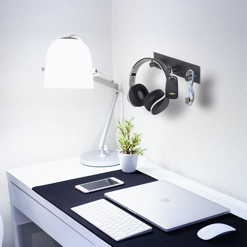 VIRFIN Key Holder for Wall with 2 Self-Adhesive Tapes, No