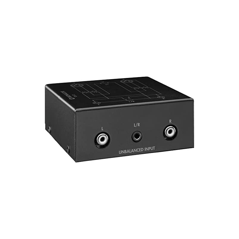 MONACOR TCB-22 2-Channel Audio Balancer - Black