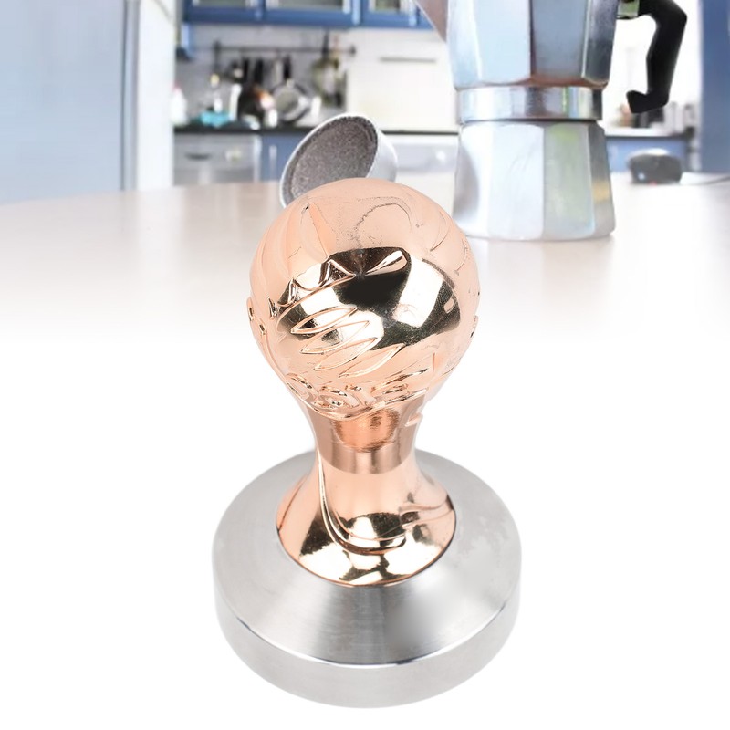 Coffee Tamper 58mm Handle Stainless Steel Ergonomic Coffee Press Tamper