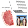 Kapokr Pack of 35 Meat Hooks S Hooks 15 cm