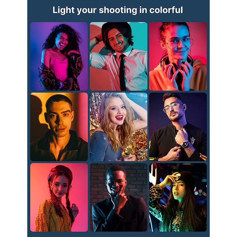 Video Light RGB, ULANZI VL49 Led Camera Light Mini 360°
