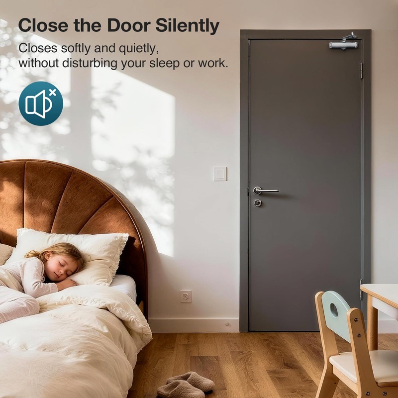 Calzibeno Automatic Door Closer, Door Closer for Home