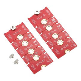 MECCANIXITY 2Pcs M2+ M.2 NGFF/NVME Length Extend Adapter 2230, 2242, 2260, 2280 Multipurpose SSD Extension Bracket Card Plate PCB Board for PC Computer Case