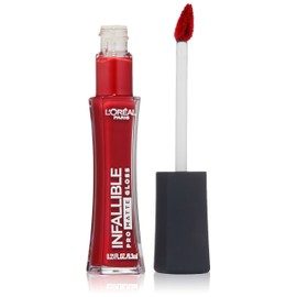 L’Oréal Paris Cosmetics Paris Infallible Lip Pro Matte Gloss, Shanghai Scarlet, 0.21 fl. oz.