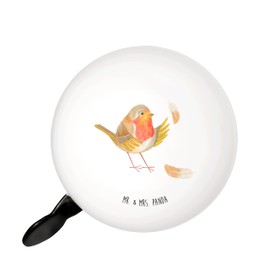 Mr. & Mrs. Panda XL Bicycle Bell Robin Feathers - Gift, Funny Sayings, Bird, Loud Motivational Pictures, Good Mood, Bicycle Bell, Large