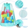 Yamobi Pack of 3 Beach Toy Mesh Bags for Children,