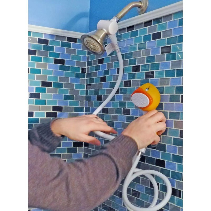 Shower Wand Bath Sprayer Rubber Duckie & Friends Rickie the