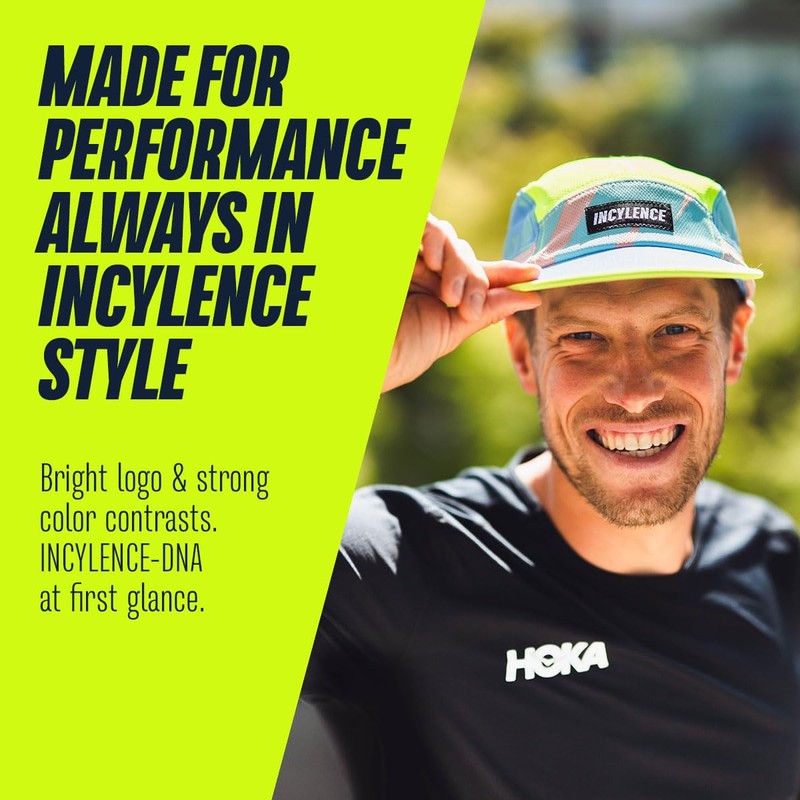 INCYLENCE Running Cap, Lightweight, Breathable Running Hat for Sweaty Training
