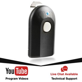 For Genie Garage Door Opener 1-Button Remote Black for Genie ACSCTG Type 1 GIT
