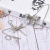 STNRST-IN Ceiling Fan Pull Chain Extender, 2Pcs Dragonfly and Butterfly