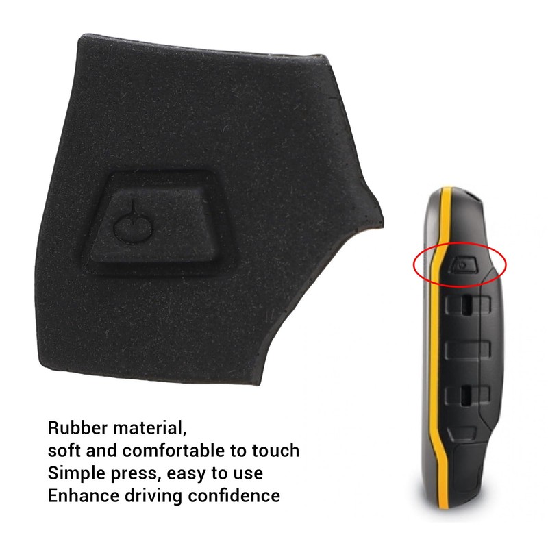 Rubber Power Button Replacement, Lightweight GPS Button Design, Comfortable Grip,