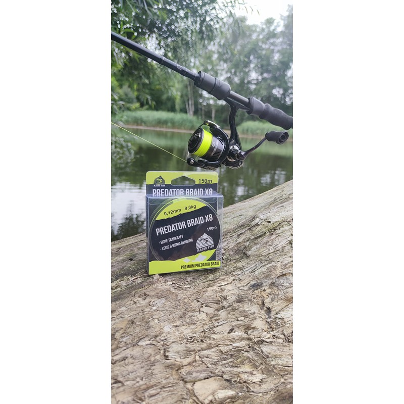 Major Fish Predator Braid 8-Way Braided Fishing Line Lemon Yellow