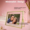 AhaGo Gold Floating Frame, 6"x8", Horizontal, 2 Set, For Picture