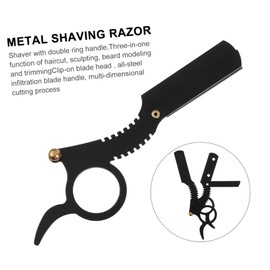 Beaupretty 2pcs Vintage Razor Men Face Trimmer Electric Razor for Men Double Razor Razor for Men Razor Razor for Women Razor Men Razor Western Razor Razor Stainless Steel