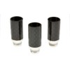 Armerah TCS12 510 Drip Tip eCig Mouthpiece Tall/Wide Carbon/Steel 3
