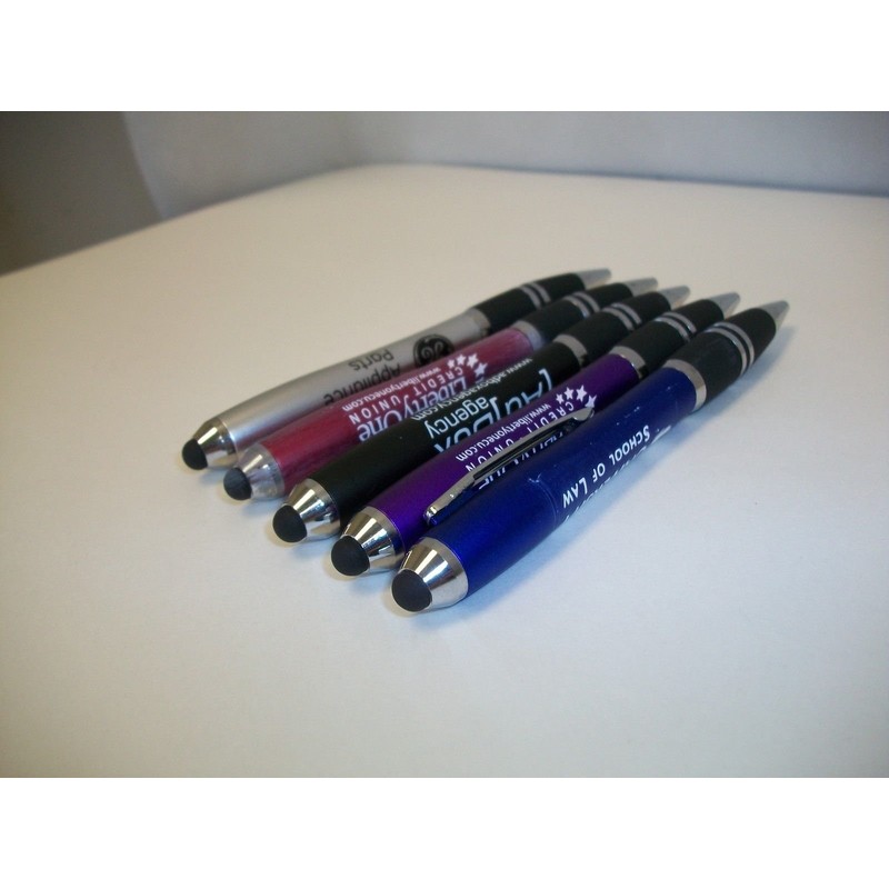 5 Lot Misprint Ink Pens with Soft Tip Stylus for