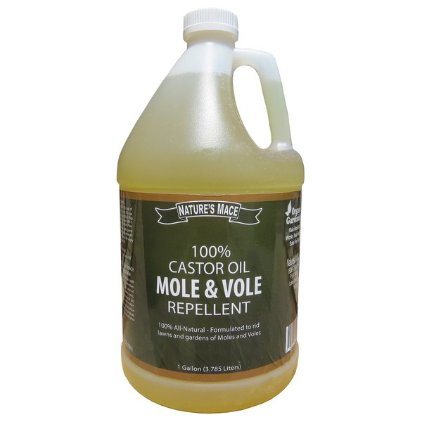 Nature’s MACE Mole & Vole Repellent 1 Gallon Castor Oil