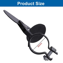 iKALULA Exhaust Flap Tractor Rain Flap Weather Cap Tractor Accessories Universal Compatible Exhaust Protection Flap for Lawn Tractors, Tug Car Protection Flap, 50 mm (Black)