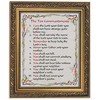Gerffert Christian Wall Décor Ornate Gold Framed Artwork, 11 x 13-Inch, Ten Commandments