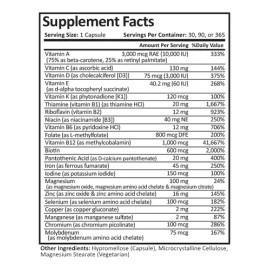 Procare Health Bariatric Multivitamin 45mg Iron Bypass 30cáp Sin Sabor                                                                                
