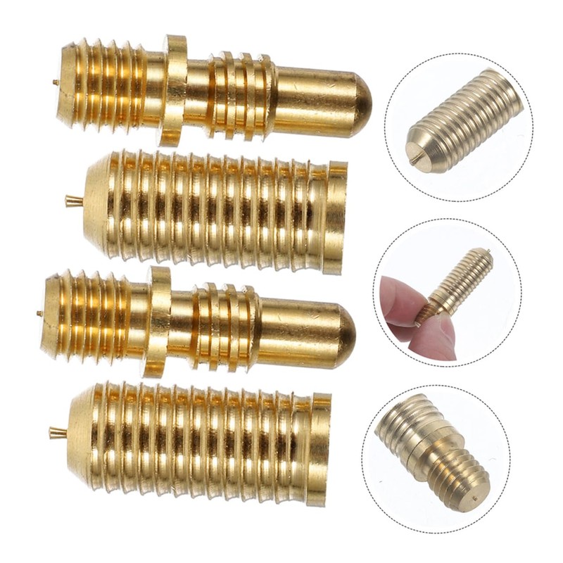 Hohopeti 20sets Pool Cue Copper Screws Kit Billiard Cue Joint