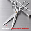 WAGENSTEIGER Stainless Steel Kitchen Scissors, Multi-Purpose Shears for Meat, Vegetables,