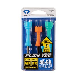 DAIYA GOLF TE-444 Golf Tee, Flick Tee, 2 Levels of Height Adjustment, Tee Up Height 1.6 inches (40 mm) / 2.0 inches (50 mm), Durable, Highly Flexible Elastomer Cup, Beginners, Golf Regulations, Made