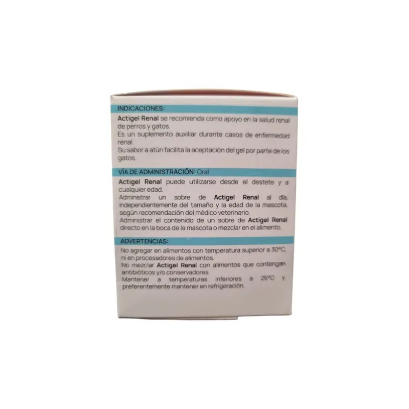 Actigel Renal Probioticos Omega 3 P Perro 15 Sobres