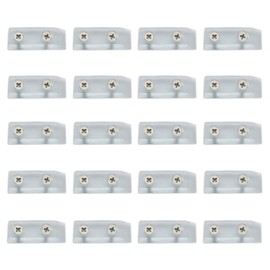 20 PCS Rectangle Silicone Furniture Leg Pads,ULIFESTAR Hardwood Floor Protectors,Non Slip Non Skid Furniture Feet Bumpers Grippers Glides Sliders Caps to Protect Hardwood Carpet Tile Floor Transparent