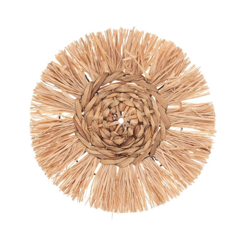 Atmosphera - Set of 3 Wall Decorations - Raffia Diameter
