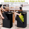 efluky Recycling Bin Holder 100L, 26 Gallon Trash Can with