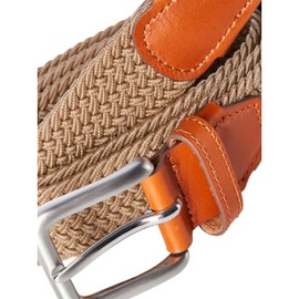 JACK & JONES Men's Jacspring Woven Belt, Beige (Incense Incense), 105