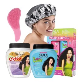 Kit Skala maiscachos Mascarilla 2e1 Shampoo  Acond  Gel                                                                                               