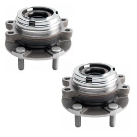 TRQ Front Wheel Bearing & Hub Assembly LH RH Pair for Nissan Infiniti New