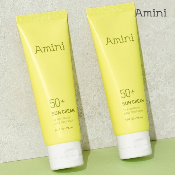 Amini Trial Special Daily Low-Irritation Moisture Sunscreen 50ml (SPF50+) 2ea