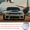 Front Windshield Sun Shade Fit for Dodge Charger Challenger Durango