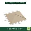 Garden Winds Reinforced Universal 10' x 10' Single Tiered Gazebo