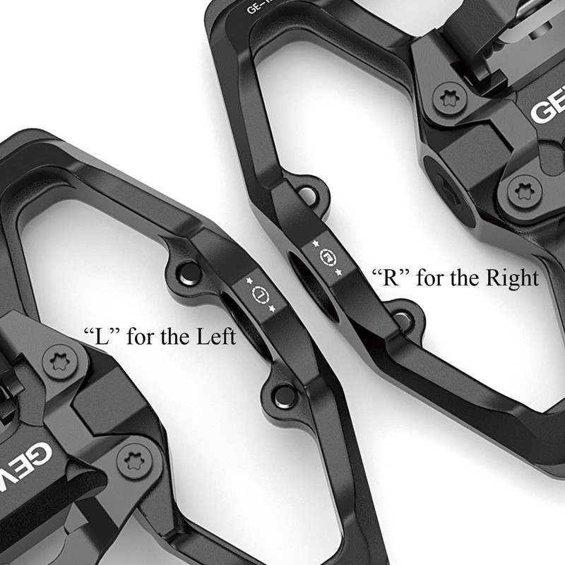 GEWAGE Mountain Bike Pedals- Dual Function Bicycle Flat Pedals and