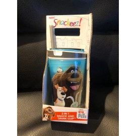 Snackeez UNIVERSAL  Snackeez The Secret Life Of Pets 2 in 1 Snack and Drink Cup NEW