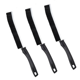HUMOKI 3PCS Crevice Cleaning Brush, Gaps Cleaning Brush, Gap Cleaning Brush Window Groove Cleaning Brush Tool, Bathroom Tile Gap Cleaning Brush, Hard Bristle Crevice Cleaning Brush, for Home Office