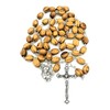 Zuluf Olive Wood Rosary Catholic Prayer Hand Made Rosary with
