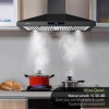 SNDOAS 30 in Wall Mount Range Hood Kitchen Stainless Steel