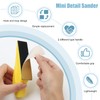 Windspeed 2+70 Pcs Mini Detail Sander, Finger Sanders for Wood