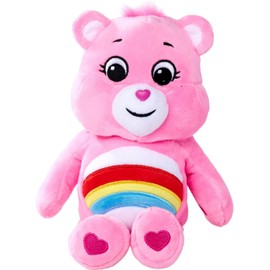 Simba 6305878014 - Glücksbärchi, Hurrabärchi, 23cm, Care Bears Plüschfigur, rosa