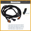 Partuto Fog Light Wiring Harness Kit 56045501AC for Dodge for