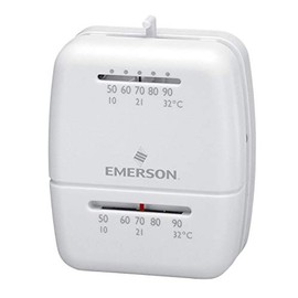 Emerson Thermostats 1C20-102 Gas, Oil And Electric Thermostat, White